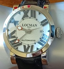 LOCMAN Rockman Ref 290 Automatic Men's Watch Stainless Steel Black Strap