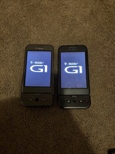 HTC Dream Google G1 ) (T-Mobile) Black Android Smartphone - 2 For Sale Read Disc