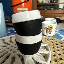 BODUM  2 tasses café  expresso porcelaine Contour Silicone