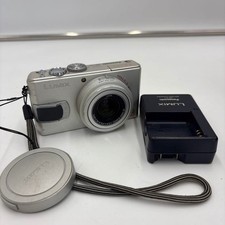 Panasonic LUMIX DMC-LX2 10.2MP Digital Camera - BLK SLV  Eng Disp Used