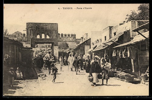 Cpa tanger porte entrée - cpa, d´entrée