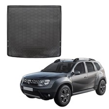Tapis De Coffre Cautchouc / TPE Pour Dacia Duster 4WD 2010-2017