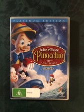 Walt Disney. Pinocchio 70th Anniversary. Platinum Edition, 2 DVD set, 1940.