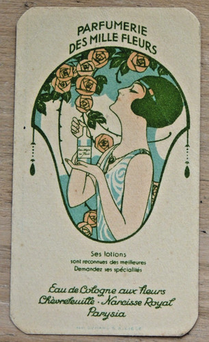 Carte parfumée parfumerie - carte,
