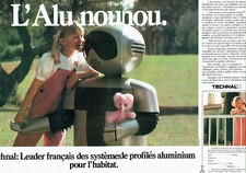 Advertising Advertising 088 1981 Technal Aluminum Profiles (2 Pages) Robot