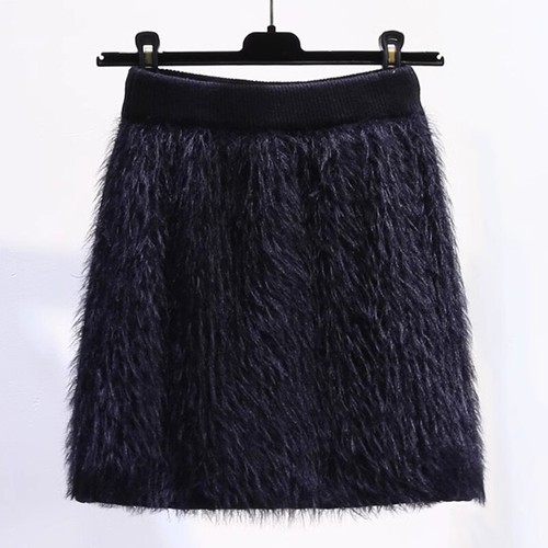 Femme faux vison fourrure - femme, jupe