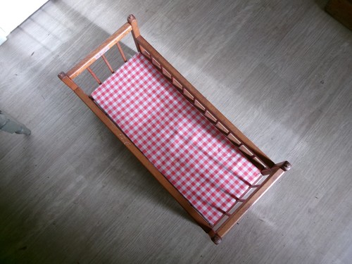Jouet petit lit poupee en - jouet:,