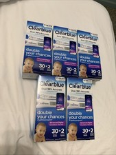 x5 Clearblue Advanced Digital Ovulation Kit 30+2 Exp 12/2026 & 01/27 160 Total