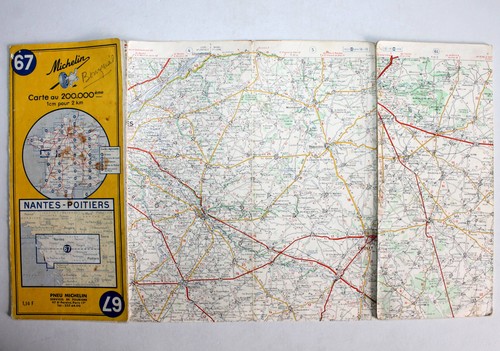 Carte michelin 1965 - carte, n°67