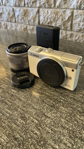 Canon eos m200 hybride blanc - hybride,