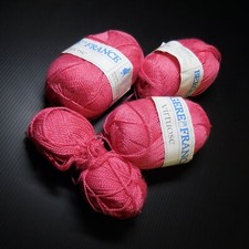 4 pelotes fil tricot crochet