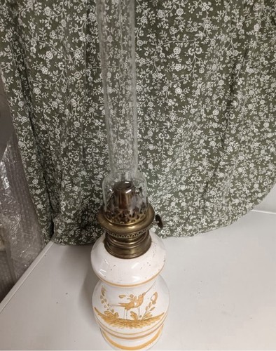 Lampe pétrole ancienne en - lampe,