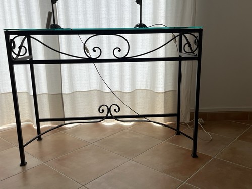 Console fer forgé art - forgé,
