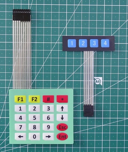 Clavier matriciel membrane
