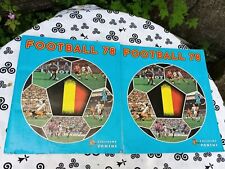 2 Albums Panini Belgique 78 Football