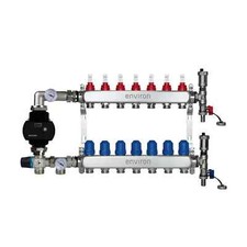 Premium Festwertregelset Avec Chauffage par le Sol Collecteur 2 À 12 Hk