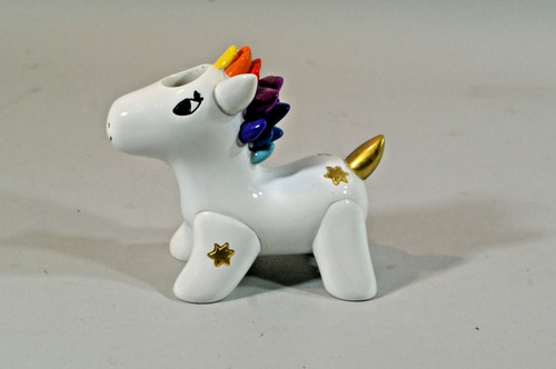Licorne cheval ceramique - cheval,