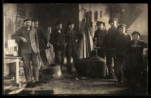 Carte postale photo forge - , sur