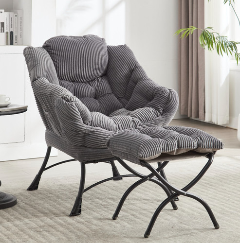 Modern accent chair ottoman - w/,