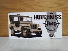 Jeep HOTCHKISS Plaque Alu