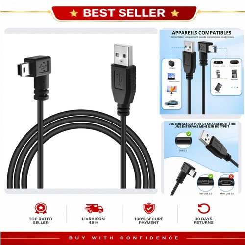Câble usb mini pour - usb, garmin