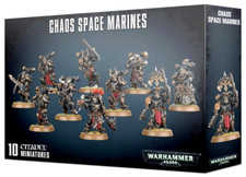 Chaos Space Marines Squad NO BOX 10 Tactical Legionaries Warhammer 40K Marine