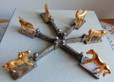 Porte-couteaux chevaux lot de