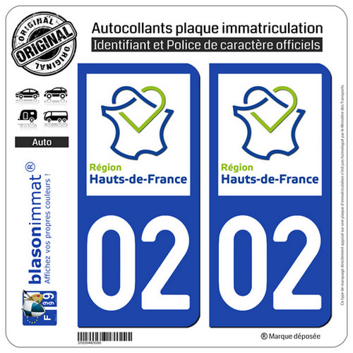 Stickers autocollant plaque - 2,