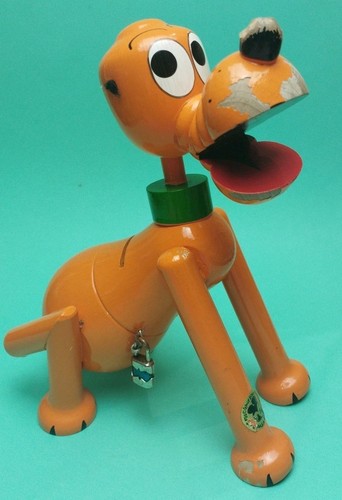 Ancienne tirelire pluto walt - pluto,