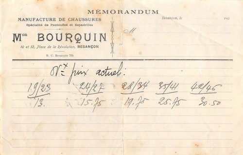 1920 manufacture shoes - manufacture, of