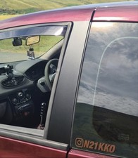 Mk3 Renault Clio B-Pillar Replacement Wraps Vinyl 3 DOOR