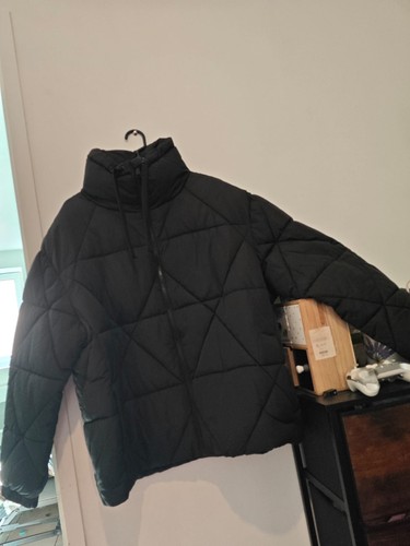 Zara veste doudoune noire - veste,