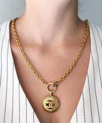 Chanel collier métal - collier, doré