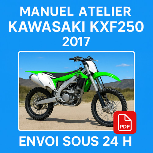 Manuel atelier kawasaki kxf250 - kawasaki,