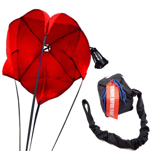 Drag racing parachute red - racing,