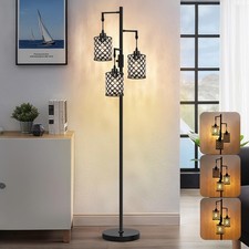 Lampadaire Noir, lampe sur