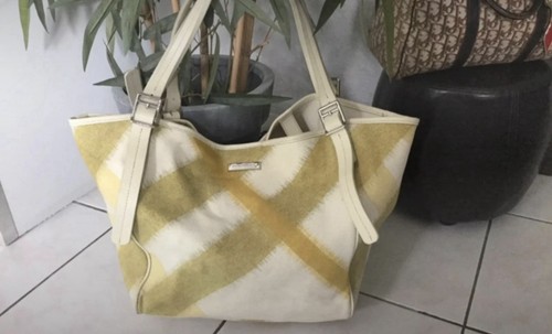 Sac cabas burberry tartan - burberry,