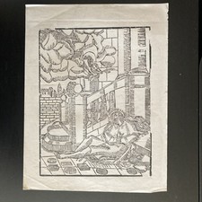 Ancienne Gravure sur Bois -