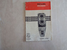 Antique PHILIPS PHILISHAVE SC 8010 Year 66 Shaver Pamphlet Instructions for Use?