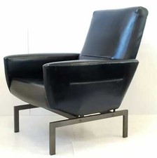 VINTAGE 1960S GENEVIEVE ANGLES & CHRISTIAN DEFRANCE ARMCHAIR FOR BUROV 60S