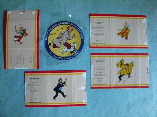 Etiquettes tintin - etiquettes,