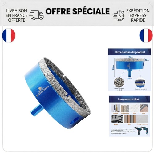 Foret diamant 100 carrelage - diamant, mm