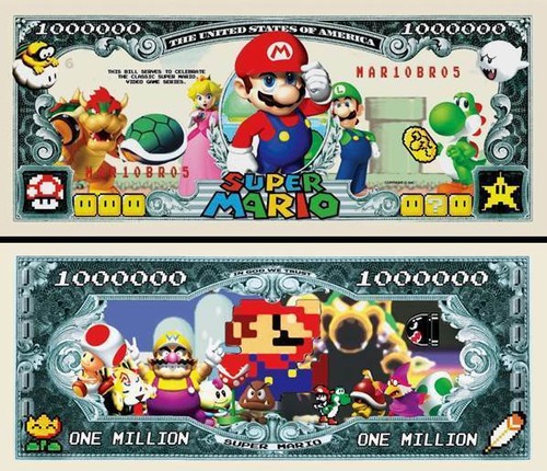 Super mario bros billet de - bros,