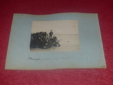 FRANCE - BREST / MORGAT 2 PHOTOS ORIG ARGENTIQUES 1901 Portraits & Barques Pêche