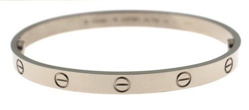 18k white gold cartier - white,