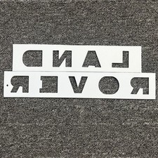 For Land Rover Front Hood Nameplate OEM Emblem Letters Badge Gloss Black*