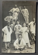 CARTE PHOTO PEINTRES Hommes