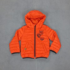 Catimini Doudoune Garçon 4 Ans Orange Corail Capuche Polyamide Polyester