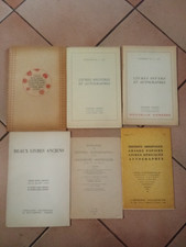LOT DE 6 PETITES BROCHURES/CATALOGUES VENTE AUX ENCHERES BEAUX LIVRES/AUTOGRAPHE