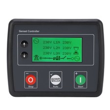 Generator Controller LCD Display 3 Phase Diesel Auto Mains Failure Control Self